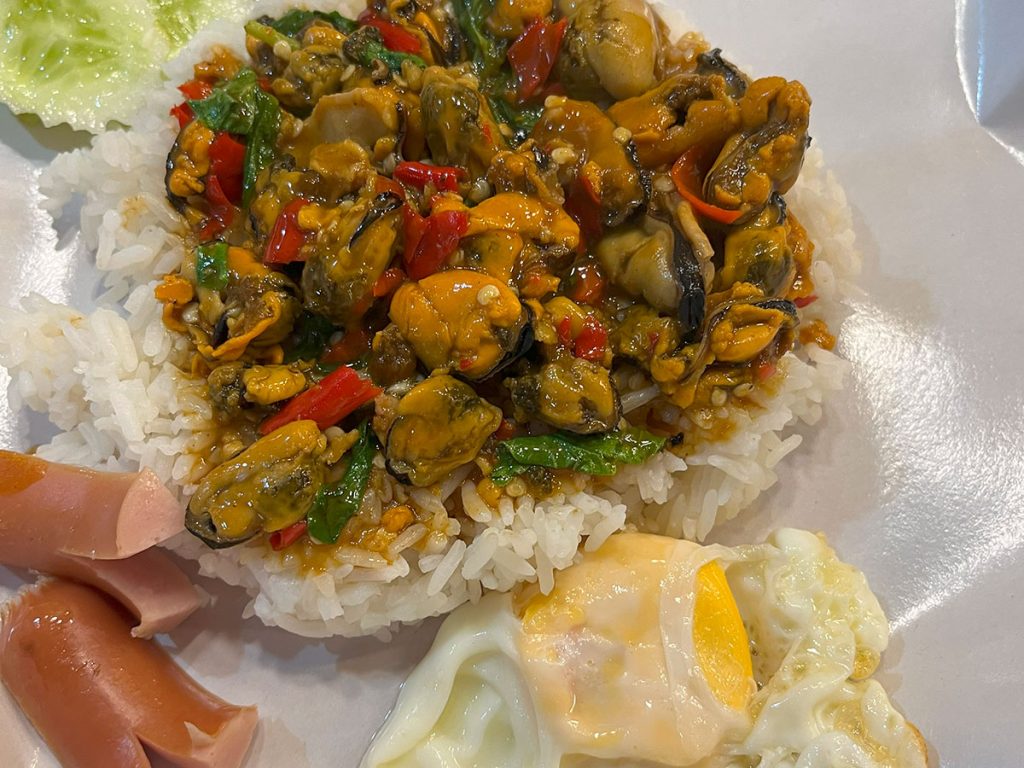 Mussels Ka Prao from Terminal 21.